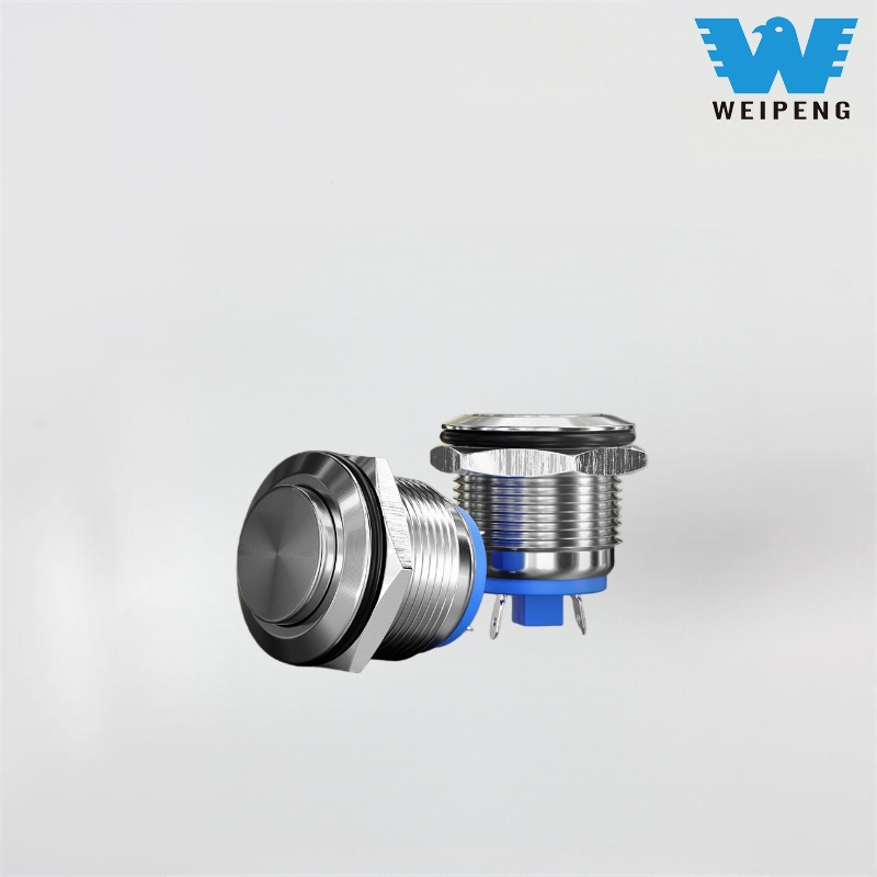 Mesin 16 / 19mm miwiti saklar tombol push