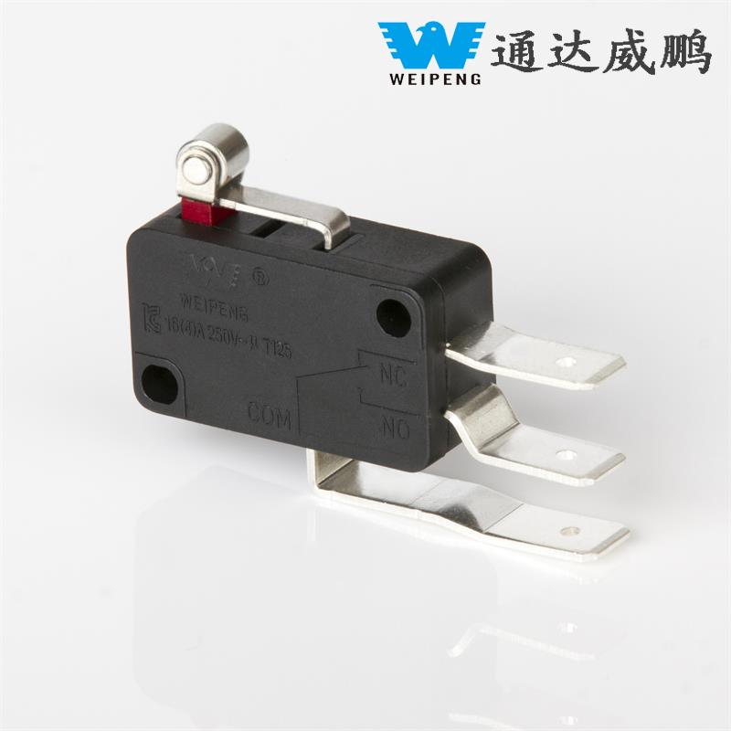 16A 3-Pin Self-Reset Silver Kontak Dustproof Industrial Equipment Micro Ngalih