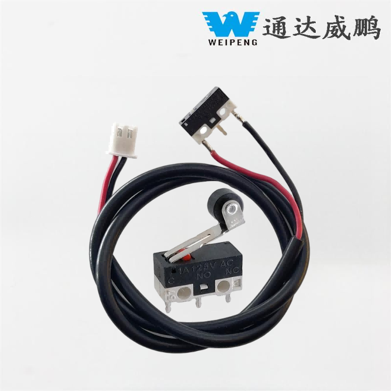 Ngalih mikro awet kanthi tab pencet lan soldering