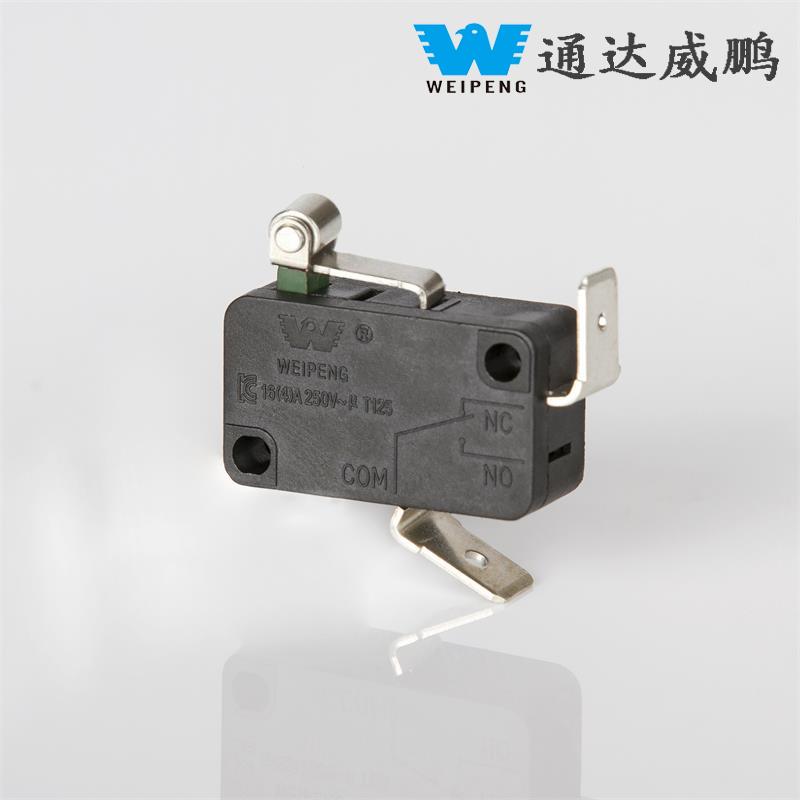 Pabrik Langsung Sales 16A Micro Ngalih Short Lever Roller Travel Micro Ngalih