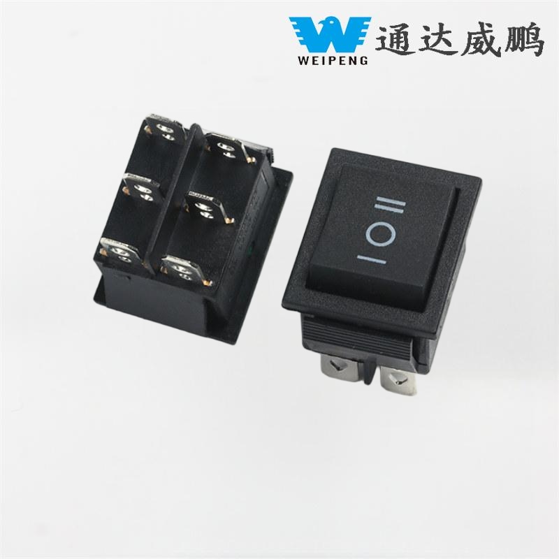 KCD4 Rocker Ngalih 31*25mm Silver Kontak 16A 250V