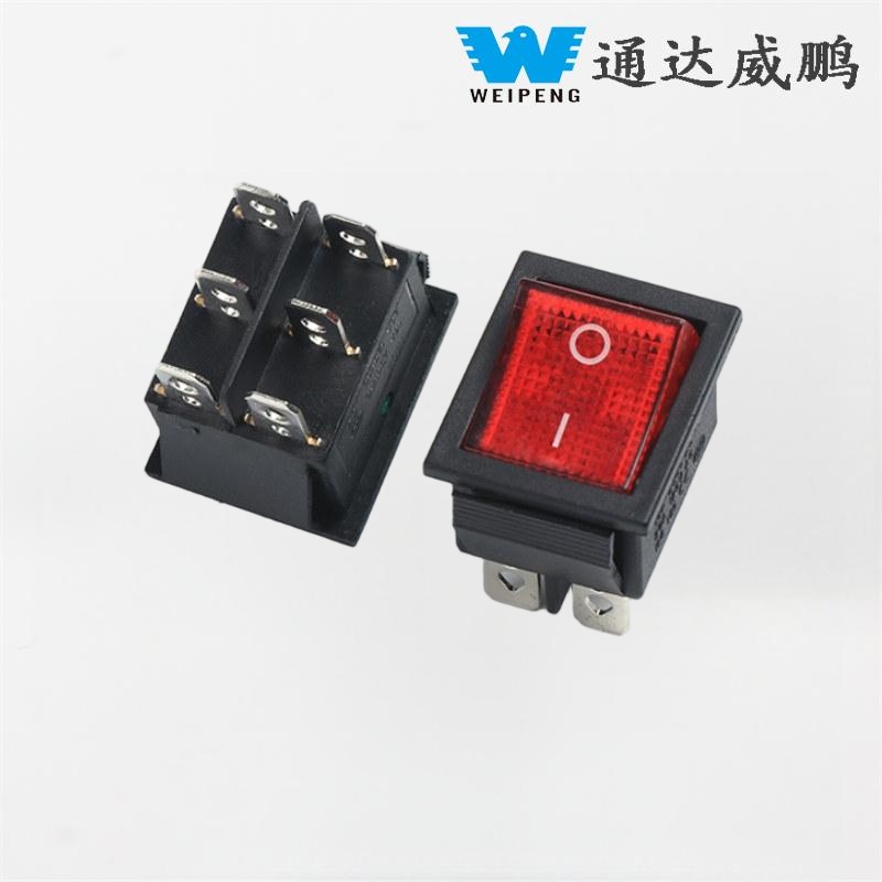 Kcd4 Water Dispenser 2-Gear 6-Pin Rocker Power Button Ngalih