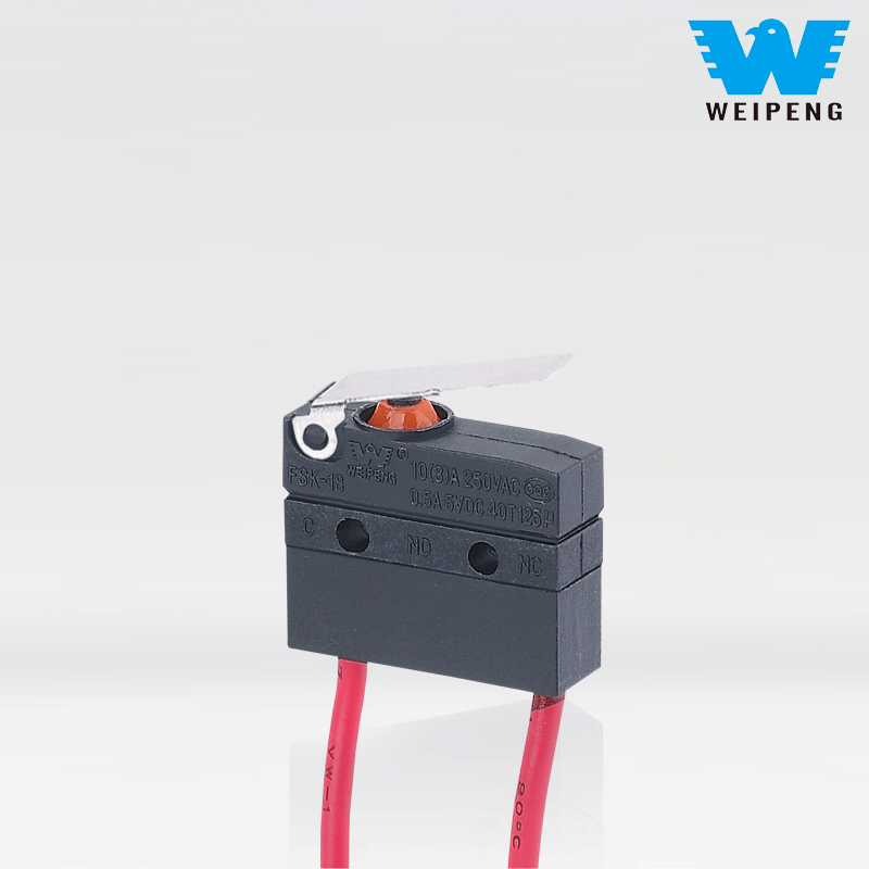 Waterproof Micro Ngalih karo Wires kanggo Water Pump Motor