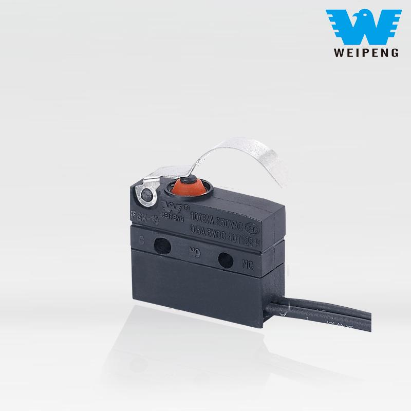Weipeng 10A IP67 Automotive Kursi Micro Ngalih