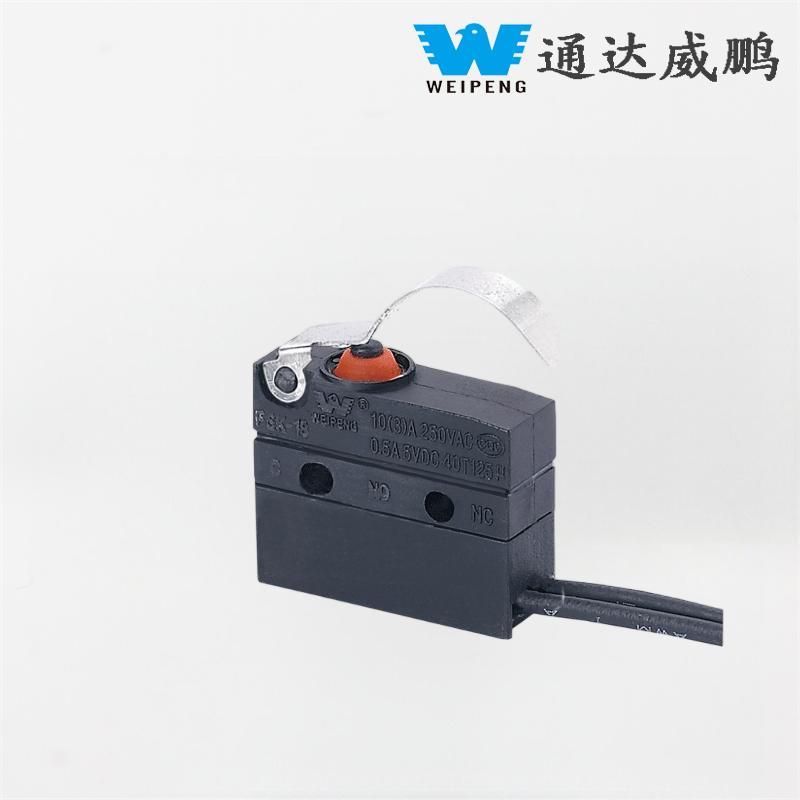Weipeng 10A Side-Exit IP67 Automotive Kursi Micro Ngalih